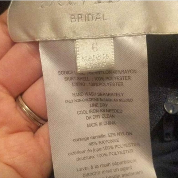 Navy David's Bridal dress - Picture 3 of 5